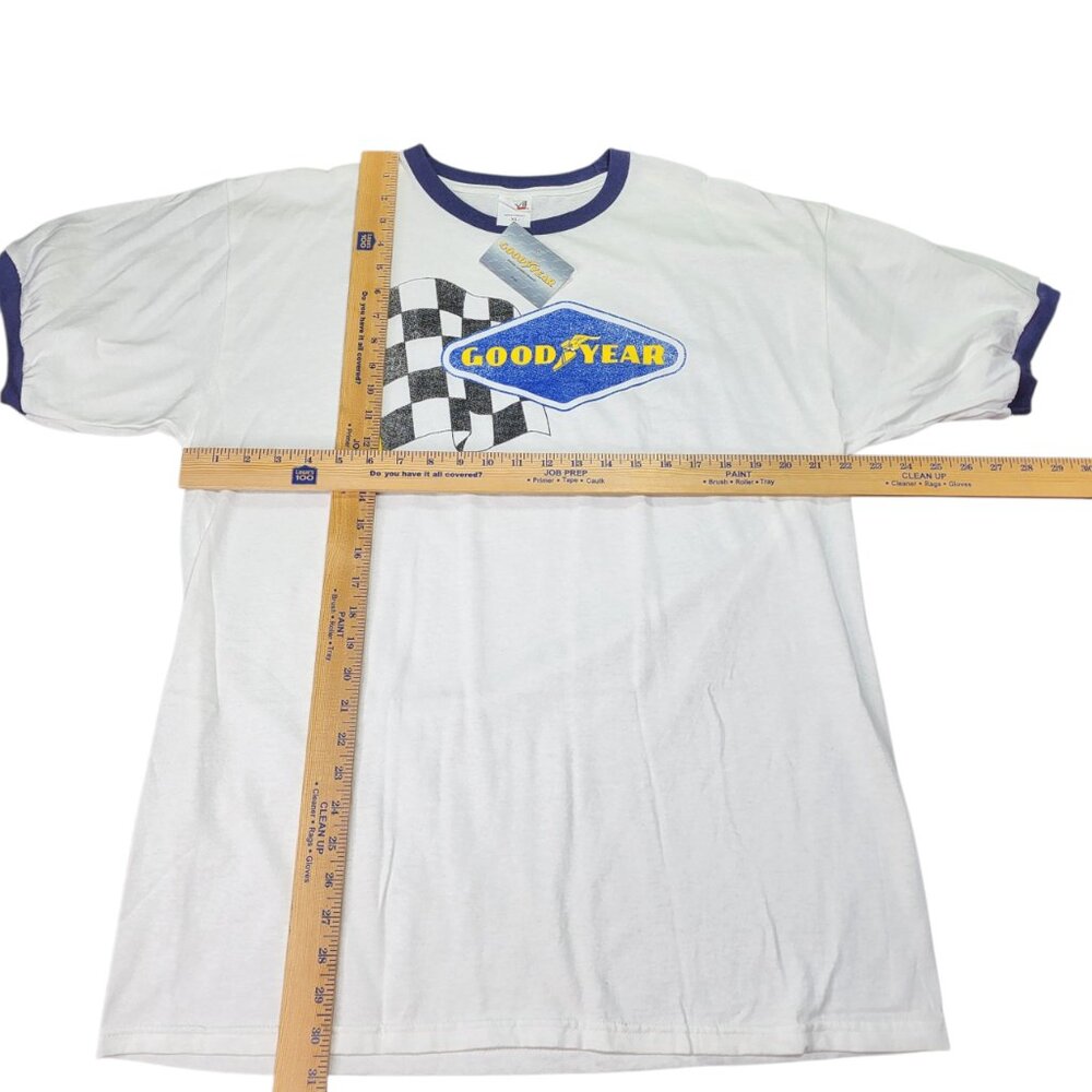 Goodyear Racing Division Ringer Style T-Shirt Size XL New With Tag - Picture 4 of 4